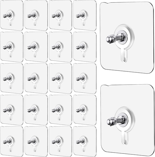 Wall Mount Screw Hooks for Kitchen Bathroom Bedroom Living Room
