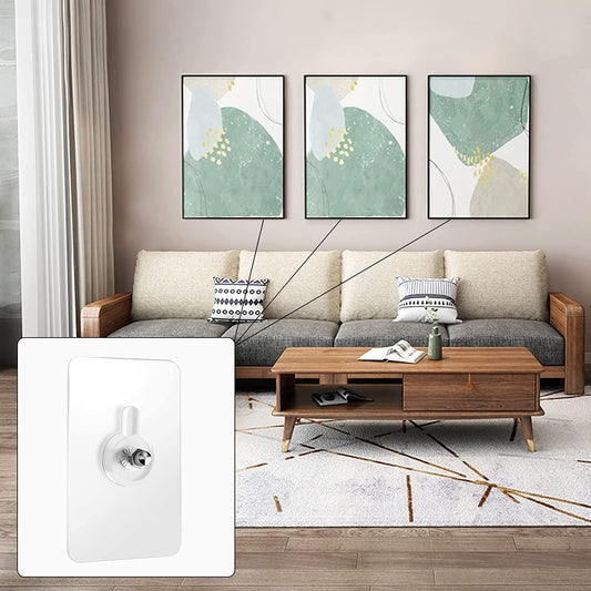 Wall Mount Screw Hooks for Kitchen Bathroom Bedroom Living Room